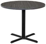 Round Table with Metal Base