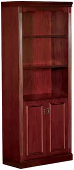 Storage Cabinet with Bookshelf