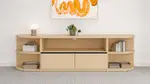 Credenza with Bookcase Storage Set