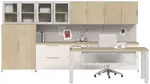 Rectangular Desk with Storage