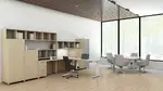 L Shaped Desk with Storage