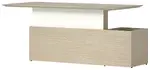 Adjustable Height L Shaped Desk with Bench Set