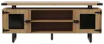 Storage Credenza with Glass Doors