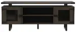 Storage Credenza with Glass Doors