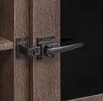 Storage Credenza with Glass Doors