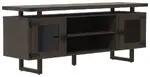 Storage Credenza with Glass Doors
