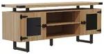 Storage Credenza with Glass Doors