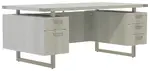 Double Pedestal Desk with Drawers