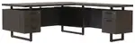 L Shaped Desk with Drawers