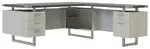 L Shaped Desk with Drawers