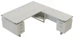 L Shaped Desk with Drawers