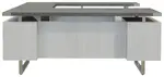 U Shaped Desk with Drawers