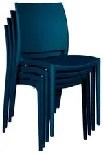 Stacking Chairs - 4 Pack
