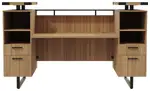 Modern Reception Desk with Drawers