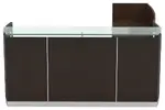 L Shaped Reception Desk with Drawers