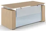Sit Stand Desk with Modesty Panel