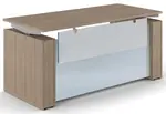 Sit Stand Desk with Modesty Panel