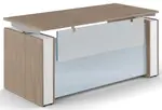 Sit Stand Desk with Modesty Panel