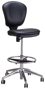 Armless Vinyl Drafting Chair