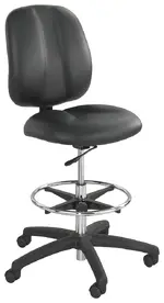 Armless Vinyl Drafting Chair