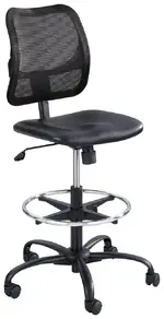 Armless Mesh Back Drafting Chair
