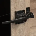 Wall Mounted Hutch with Glass Doors