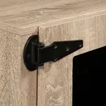 Wall Mounted Hutch with Glass Doors