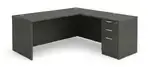 L Shaped Desk with Drawers