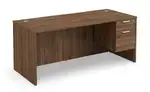Rectangular Desk with Drawers