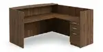 Bow Front L Shape Reception Desk