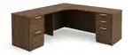 L-Shaped Credenza Desk
