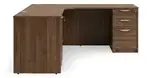 L-Shaped Credenza Desk