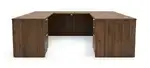 U Shaped Desk with Drawers
