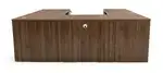 U Shaped Desk with Drawers