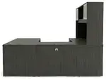 U Shaped Desk with Hutch