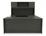 U Shaped Desk with Hutch