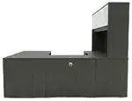 U Shaped Desk with Hutch