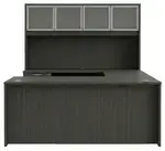 U Shaped Desk with Hutch
