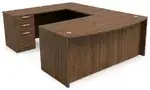 Bow Front U Shape Desk