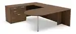 U Shaped Peninsula Desk