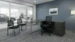 L Shaped Peninsula Desk