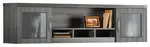 Wall Mounted Hutch with Glass Doors
