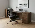 Home Office Desk with Drawers