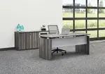 Office Desk and Storage Credenza Set