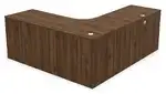 L Shaped Credenza Desk Shell