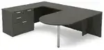 U Shaped Peninsula Desk