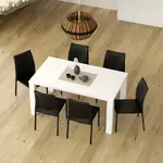Rectangular Dining Table and Chairs Set