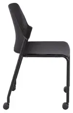 Stacking Chairs with Casters - 4 Pack