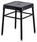 Small Backless Metal Stool