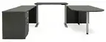 U Shaped Peninsula Standing Desk